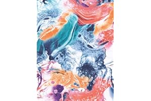 Décopatch C793C - Une pochette de 3 feuilles de papier imprimé 30x40 cm, Marbling