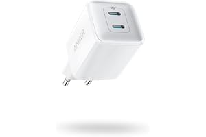 Anker 521 Ladegerät, Anker Nano, 40W PIQ 3.0 Dual-Port USB-C Netzteil, Für iPhone 17/Pro/Pro Max/iPhone Air/16/15, iPad mini, MacBook Air
