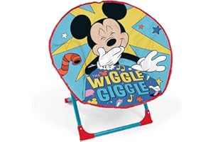 ARDITEX WD15233 Silla con Forma de Luna de 50x50x50cm de Disney-Mickey