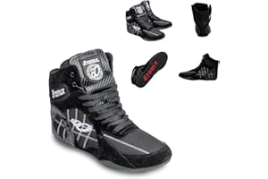 Otomix Ninja Warrior Gym Workout Boxing Shoes, High-Top, Botas olímpicas Profesionales para Levantamiento de Pesas, Culturismo, Peso Muerto, Lucha Libre, Powerlifting Shoe, Varios tamaños y Colores