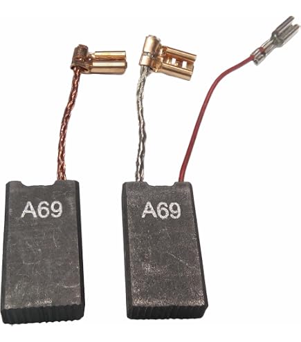 Balais De Charbon Pour Meuleuse Bosch GWS 22-230 JH – Lot De 2 Pièces – Compatible Arrêt Automatique