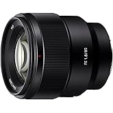 Sony Sel85F18, Kompakt Sistem Fotoğraf Makinesi Lensi (Sony Eurasia Garantili), Siyah