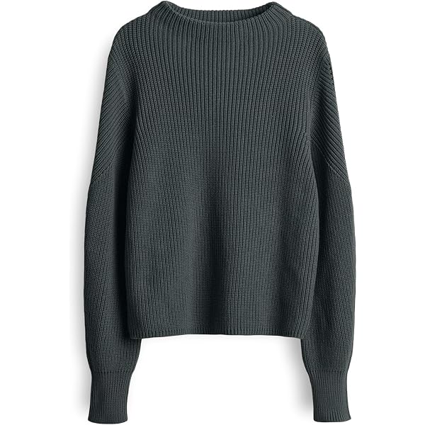 OPUS Damen Strickpullover PIPINGA – 100% Baumwolle, Soft Cream, Größe 36, Mit Biese Am Ärmel