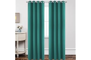 Joydeco Tende Oscuranti per Interni 2 Pezzi, Tende Termiche con Occhielli per Soggiorno Moderne, Cameretta Bambini, Camera da Letto Blackout Curtains