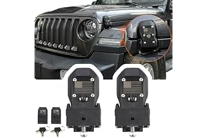 CKPEOR Verrouillage du Capot pour 2018-2023 Jeep Wrangler JL JLU Rubicon Sahara Sport Gladiator JT Hood Verrouillage Catch Kit avec Serrure et clé,American Flag