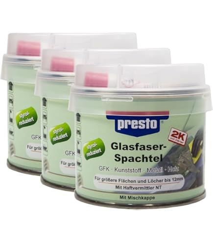 PRESTO Composto Riempitivo A Ridotto Contenuto Di Stirene 250 G 600054 - Foto 13