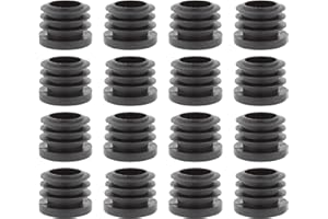 Lot de 16 bouchons à lamelles ronds - Capuchons de protection - Capuchons en plastique - Embouts (diamètre : 22 mm)