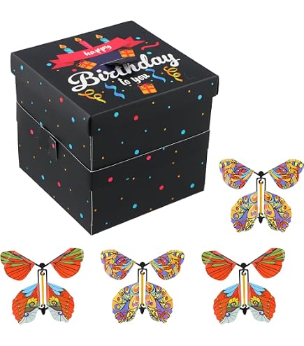 TSHAOUN 25 Pièces Papillons Volants Magiques Surprise - Jouets Élastiques Pour Cadeaux Anniversaire