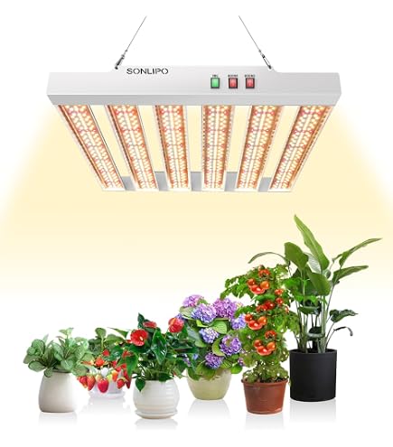 Lampada Per Piante VAYALT 1200W LED – Luce A Spettro Completo Per Coltivazione Indoor, Tenda Grow, Semi, Fiori E Ortaggi, Risparmio Energetico!