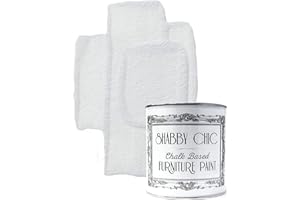 Shabby Chic Chalk Based Furniture Paint 1 Litre (Winter White)