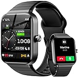 Smartwatch Herren mit Telefonfunktion Alexa Integriert - Fitnessuhr 100+ Sportmodi - Armbanduhr 1,8 zoll & IP68, Schrittzähle