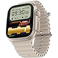 Fire-Boltt Gladiator 1.96" Biggest Display Smart Watch with Bluetooth Calling, Voice Assistant &123 Sports Modes, 8 Unique UI Interactions, SpO2, 24/7 Heart Rate Tracking (Light Gold)