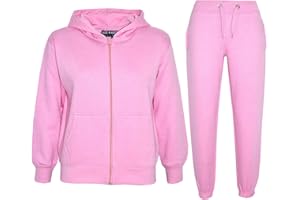 A2Z4KIDS A2Z 4 Kids Plain Tracksuit Hoodie with Joggers Jogging Suit Sweatpants Sports Activewear Set for Children Girls Boys Age 2-13 Years