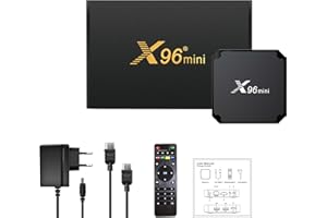 GÉNÉRIQUE Android Boitier TV X96 Mini Lecteur Multimédia de Diffusion en Continu Android 11 4K TV Box avec Amlogic S905W2 Quad-Core Chipset, 2G/16GB,WiFi