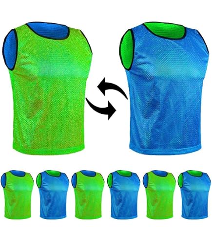 ELF Sports Wende Leibchen: Reversibel, Atmungsaktiv & Reißfest – Perfekt Für Training Oder Mannschaftssport (mehrere Größen & Farben)