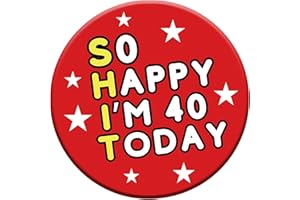 LIMALIMA Birthday Badge 76mm With Metal Back