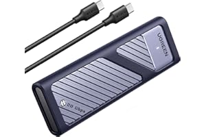 UGREEN 20Gbps NVME SATA SSD Gehäuse USB C 3.2 Gen 2x2, M.2 SSD Gehäuse für NVMe SSD und SATA von M-Key/ M+B Key in 2280/2242/2230/2260, kompatibel mit MacBook Pro 2024, HP 14pro, iPhone17 Promax, PS5