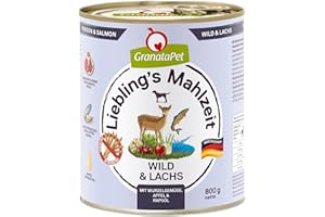 Granatapet Liebling'S Mahlzeit Karma dla Psów, Dziczyzna/Łosoś, 6 x 800 g