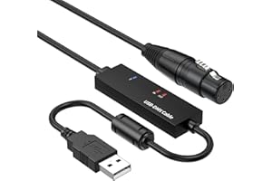 DigitalLife 1.8m USB a Interfaz DMX-512 - Compatible con Windows 11 y macOS 14 Sonoma