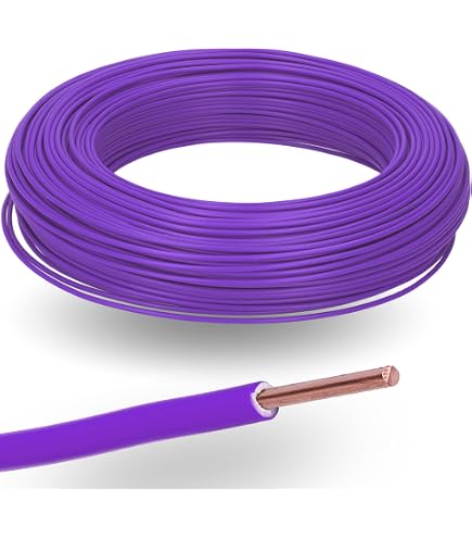Kalitec Installationsleitung H07V-U 1x1,5 Mm² Rot – 10 Meter, Flammwidrig, Für Maschinen & Beleuchtung