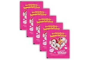 Diddl und Diddlina Herzighimmlische Sammelsticker - Sammel-Sticker - 5 Booster Tüten - 25 Sticker