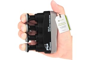 GADGET HERO HeroSports trener palców – trener dłoni – narzędzie do ćwiczeń palców dla muzyków – indywidualny trening palców – wzmocnienie palców z regulowanym oporem – wzmocnienie siły dłoni – ćwiczenia palców
