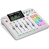 R&Oslash;DE R&Oslash;DECaster Pro II Podcasting, Akış, M&uuml;zik &Uuml;retimi ve İ&ccedil;erik Oluşturma i&ccedil;in Hepsi Bir Arada &Uuml;retim &Ccedil;&ouml;z&uuml;m&uuml;, Beyaz