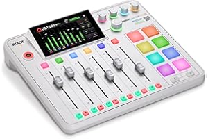 RØDE RØDECaster Pro II Solución de Producción Todo en Uno para Podcasting, Streaming, Producción Musical y Creación de Contenidos (Blanco)