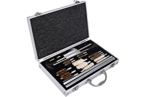 ‎COSTWAY COSTWAY 103-Piece Weapon Cleaning Set, Cleaning Set with Carry Case, Weapon Care Set, Gun Cleaning Set, Universal Weapon Care for Shotgun, Rifle, Pistol, Air Gun