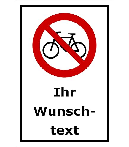 Schild 'Kinderwagen Abstellen Verboten' - Aluverbund, 15x10cm Bis 45x30cm, Witterungsbeständig