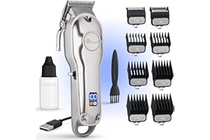 Fagaci Tondeuse à Cheveux Professionnelle avec une Coupe Extrêmement Fine, Tondeuse à Cheveux Sans Fil, Tondeuse Cheveux Hommes Professionnel, Tondeuse à Cheveux Électrique Pour Hommes, Tondeuse Homme