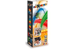 Smoby - FleXtreme - Recharge Piste - 1m72 de Circuit de Voiture Supplémentaire - 72 Pistes Flexibles et Modulables - A Partir de 4 Ans