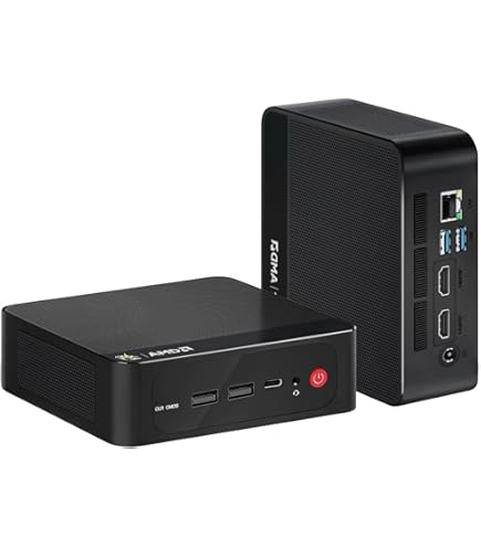 Beelink GTR4 AMD Ryzen 9 4900H; Mini PC 32GB DDR4 RAM 500GB