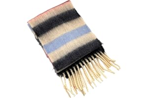 FROTOX Colorful Rainbow Fringe Children's Scarf Warm And Comfortable Long Muffler Neckerchief For Boys Girls Aged 3 To 12T