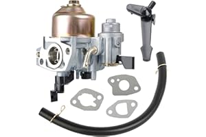 Carburador Pindex para cortacésped Honda GX160 GX140 GX200 GX168 GX120 5,5 CV, 6,5 CV motor, con 3 juntas, manguera de combustible