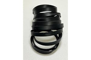 NOVA ITALF 10PZ. GUARNIZIONI D80mm SILICONICHE DI TENUTA PER TUBO CANNA FUMARIA STUFA PELLET MAX 200° (D 80mm H12 PZ10)