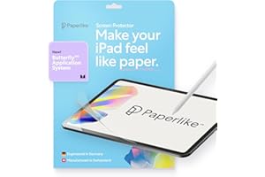 Paperlike 3 Protector de Pantalla (2x) para iPad Air 13” (2024/25) & Pro 13” (2024/25) – Efecto papel real, instalación sin burbujas (Butterfly), Protege la punta del Pencil