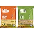 Mille Foxtail Millet and Little Millet Whole Grains Combo | Ideal for Fasting | Unpolished, Toasted, No Soaking Required | Gluten Free | No Chemicals | High Plant Protein and Fibre | Rice Replacement | 100% Whole Grain | Pack of 2 x 500g each