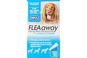 RSPCA FleaAway Spot On Solution for Medium Dogs, 134 mg