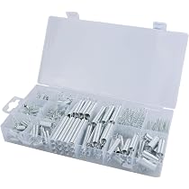 Set Di 200 Molle Di Trazione E A Pressione | 20 Misure Diverse | In Acciaio Inox | Per Riparazioni Fai-da-te, Auto, Elettrodomestici