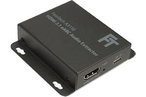 FeinTech AX110 HDMI 2.1 eARC Audio Extractor omvandlare för TV med HDMI-eARC