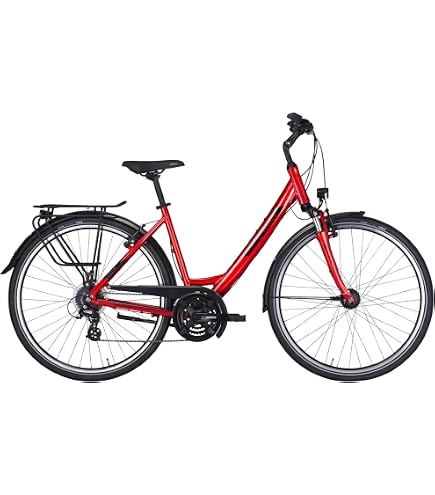 Pegasus Solero SL 24 28 Zoll Damenrad 24-Gang Kettenschaltung schwarz Sport & Freizeit