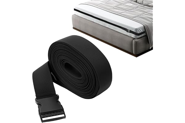 QWORK® Madrasshållare, 12 m x 5 cm, kärleksbro för madrasser, ansluter två madrasser, madrasskil, justerbar dubbelbro