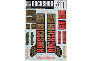 Rockshox Unisex - Adult Troy Lee Designs Suspension Fork Decor Kit, Multicoloured, One Size