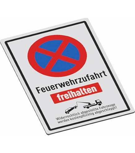 Privatparkplatz, Parken Verboten, Ein- O. Ausfahrt Freihalten, Schild/Aufkleber - Foto 4