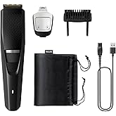 Philips Pro Beard Trimmer and Styler for Men| Titanium Blades| 2.5x Higher Precision| Beard Sense Tech|5 Mins Quick Charge| 2