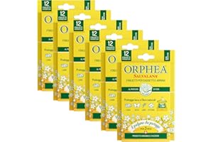 Orphea Salvalana, Foglietti Emanatori per Cassetti e Armadi, per Lana e Vestiti Tutta la Stagione, Profumo di Fiori, Confezione da 6 Pezzi