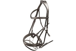 Shires Velociti Dressage Bridle with Flash - Havana