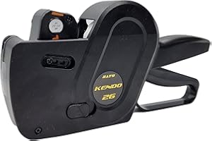 ACIT SATO Étiqueteuse Kendo 26 8/10 caractères + 3 Rouleaux d'étiquettes (8 caractères)