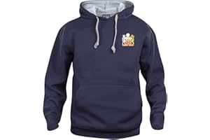 OLD SCHOOL FOOTBALL Manchester U. 1970s Retro Football Hoodie Embroidered Logo